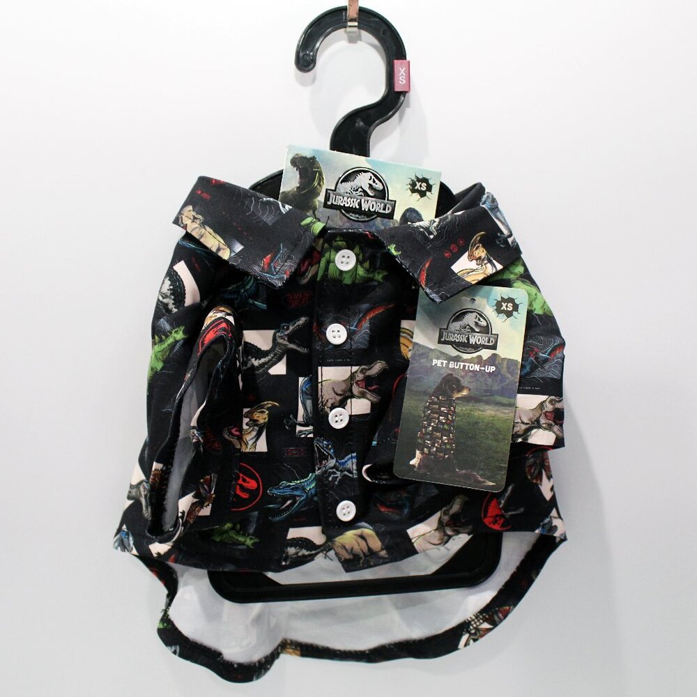 Jurassic World Button-Up Shirt for Dogs